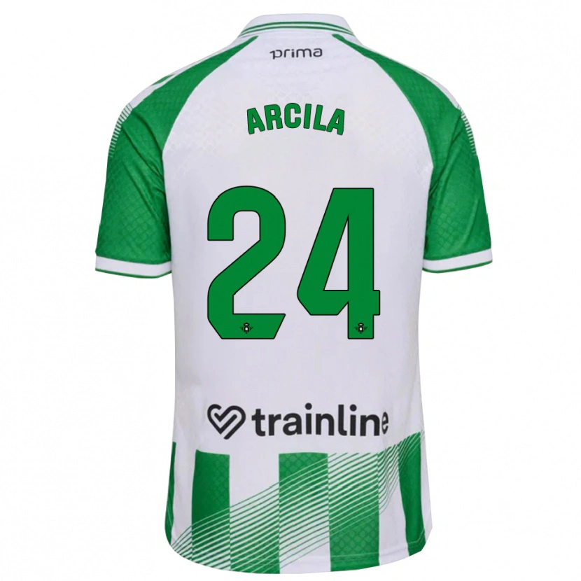 DanxenレディースJhon Arcila#24ライトグリーン 黒 白ホームシャツ2026/27ジャージーユニフォーム