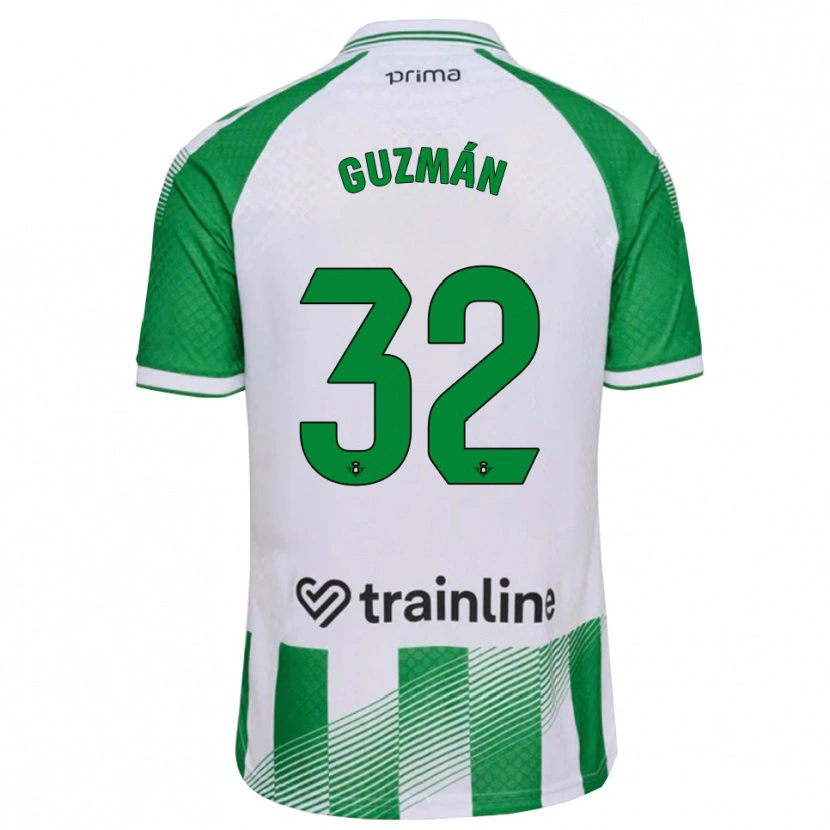 DanxenレディースRafael Guzmán#32ライトグリーン 黒 白ホームシャツ2026/27ジャージーユニフォーム