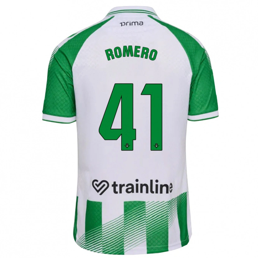DanxenレディースJosé Romero#41ライトグリーン 黒 白ホームシャツ2026/27ジャージーユニフォーム