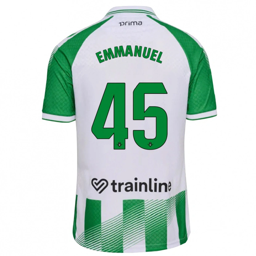DanxenレディースJean Emmanuel N'agoran#45ライトグリーン 黒 白ホームシャツ2026/27ジャージーユニフォーム