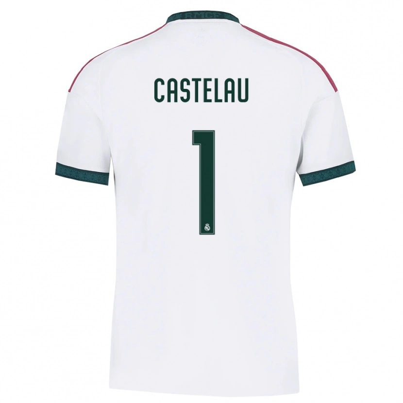 DanxenレディースAlber Castelau#1ダークグリーン 白 赤ホームシャツ2026/27ジャージーユニフォーム