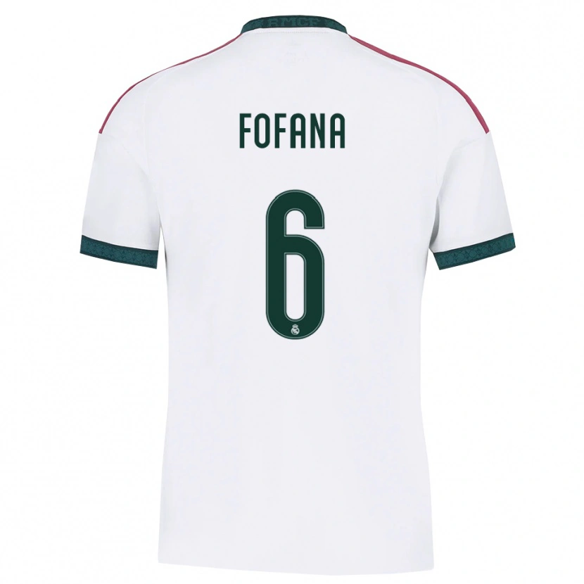 Danxenレディースシェリフ・フォファナ#6ダークグリーン 白 赤ホームシャツ2026/27ジャージーユニフォーム