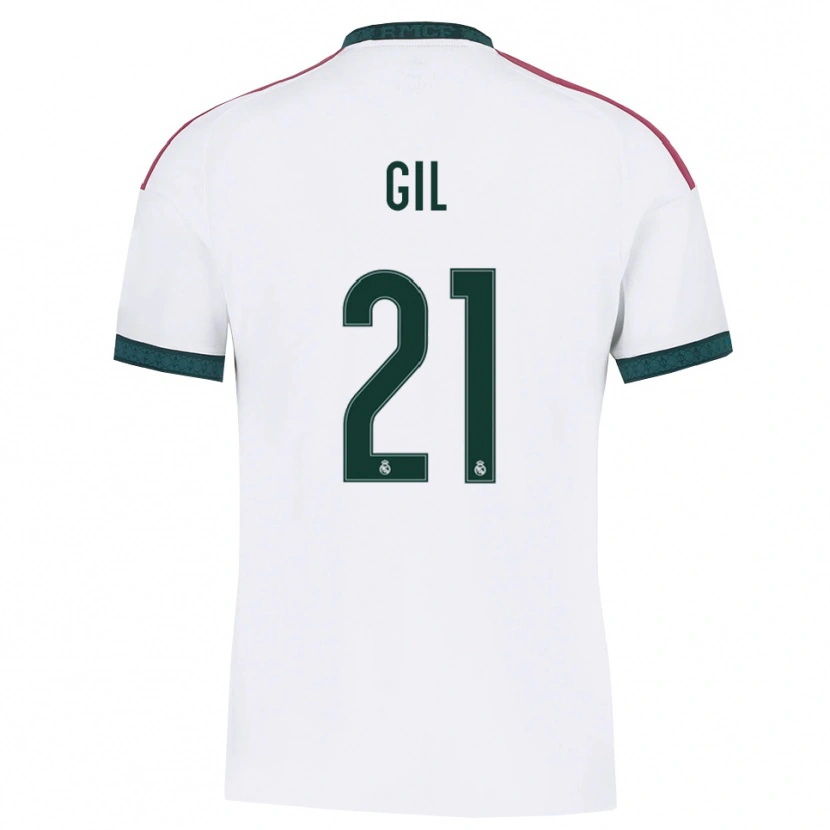 DanxenレディースIker Gil#21ダークグリーン 白 赤ホームシャツ2026/27ジャージーユニフォーム
