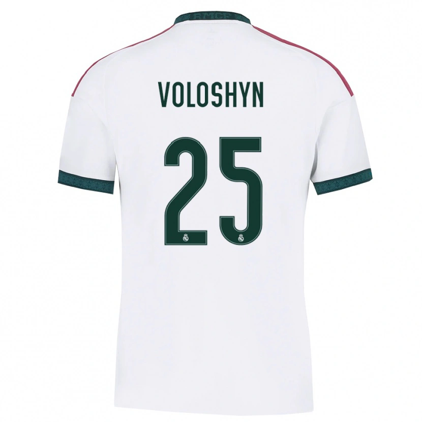 DanxenレディースIlya Voloshyn#25ダークグリーン 白 赤ホームシャツ2026/27ジャージーユニフォーム
