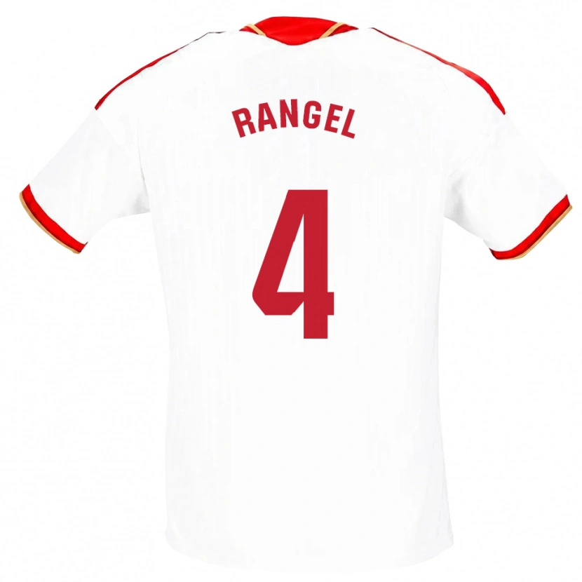 DanxenレディースHéctor Rangel#4白 赤ホームシャツ2026/27ジャージーユニフォーム