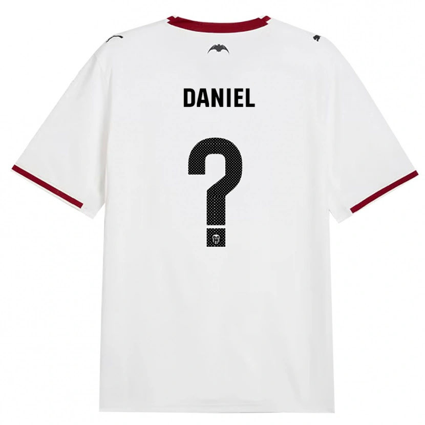 DanxenレディースDaniel Jiménez#0黒白赤黄ホームシャツ2026/27ジャージーユニフォーム