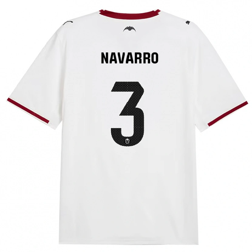 DanxenレディースMarcos Navarro#3黒白赤黄ホームシャツ2026/27ジャージーユニフォーム