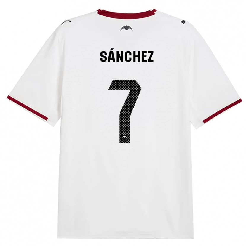 DanxenレディースDani Sánchez#7黒白赤黄ホームシャツ2026/27ジャージーユニフォーム