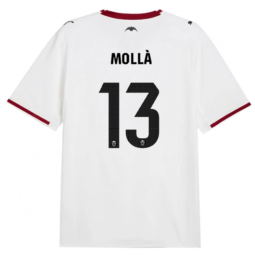 DanxenレディースPablo Mollà#13黒白赤黄ホームシャツ2026/27ジャージーユニフォーム