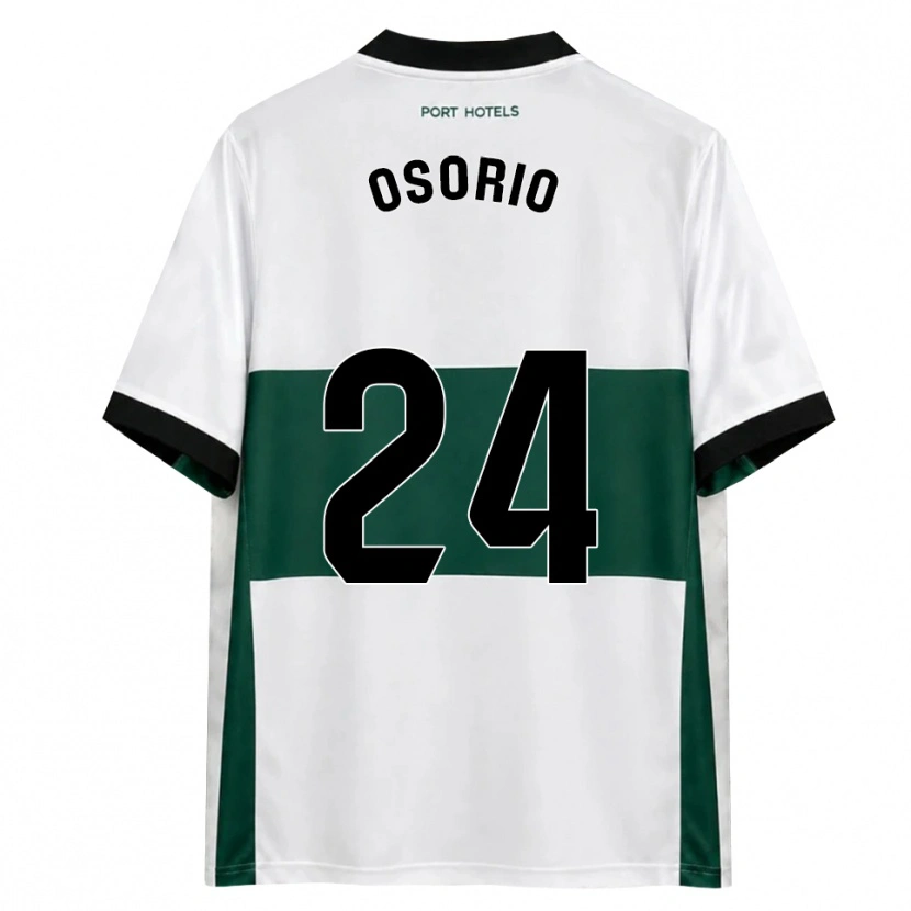 DanxenレディースAbiel Osorio#24緑 白 赤ホームシャツ2026/27ジャージーユニフォーム