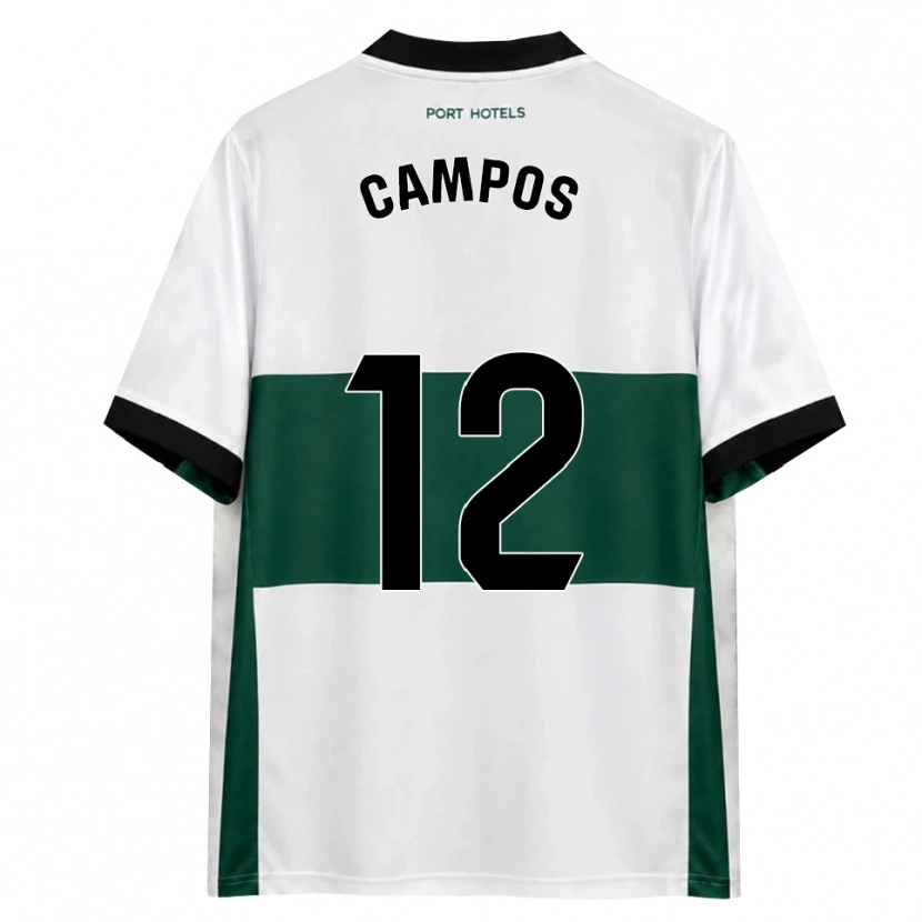 DanxenレディースÁlex Campos#12緑 白 赤ホームシャツ2026/27ジャージーユニフォーム