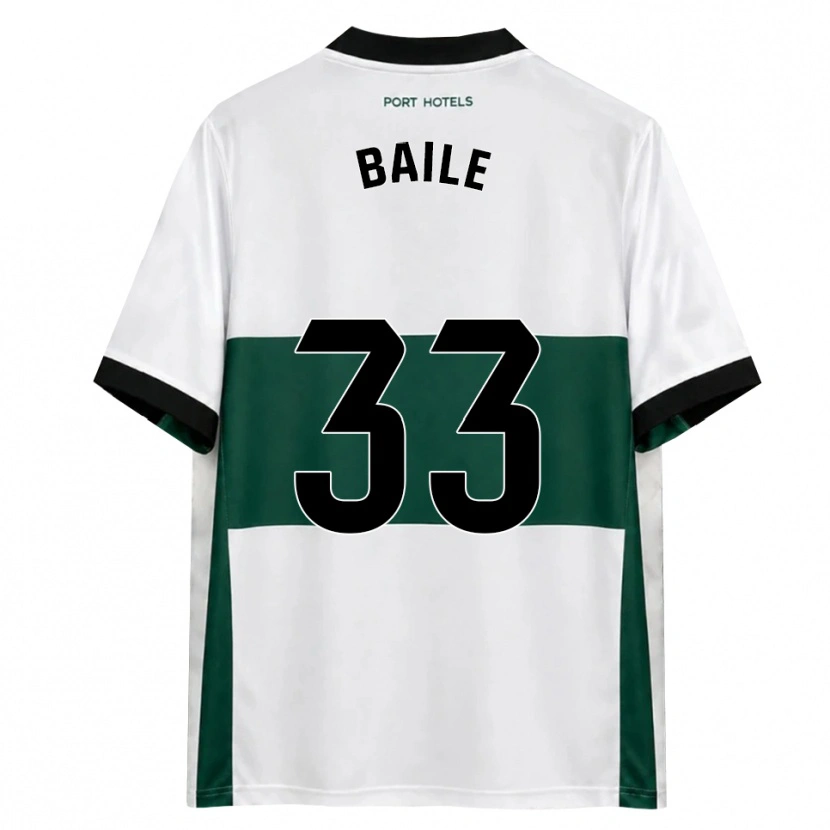 DanxenレディースAndrés Baile#33緑 白 赤ホームシャツ2026/27ジャージーユニフォーム
