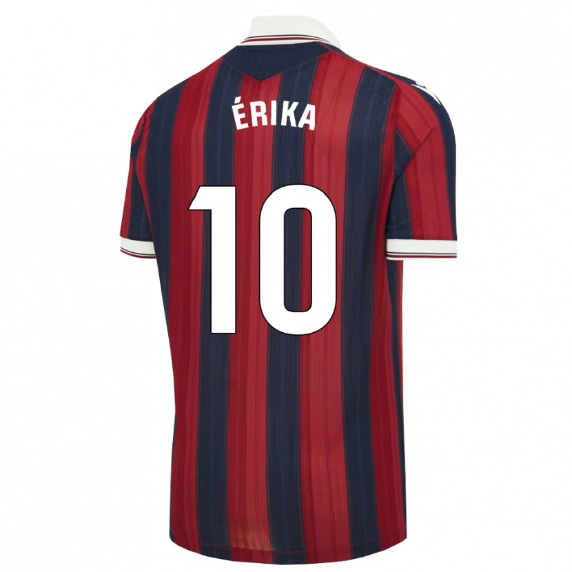 DanxenレディースÉrika González#10ミッドナイトブルー 赤ホームシャツ2026/27ジャージーユニフォーム