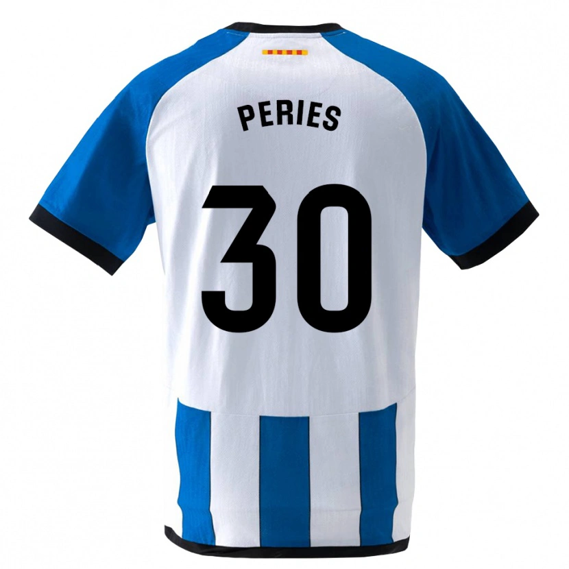 DanxenレディースJan Peries#30ロイヤルブルー 白ホームシャツ2026/27ジャージーユニフォーム