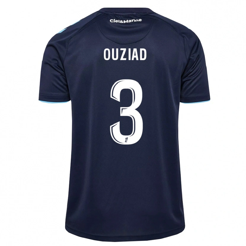 DanxenレディースDjibril Ouziad#3コーンフラワーブルー ミッドナイトブルーホームシャツ2026/27ジャージーユニフォーム