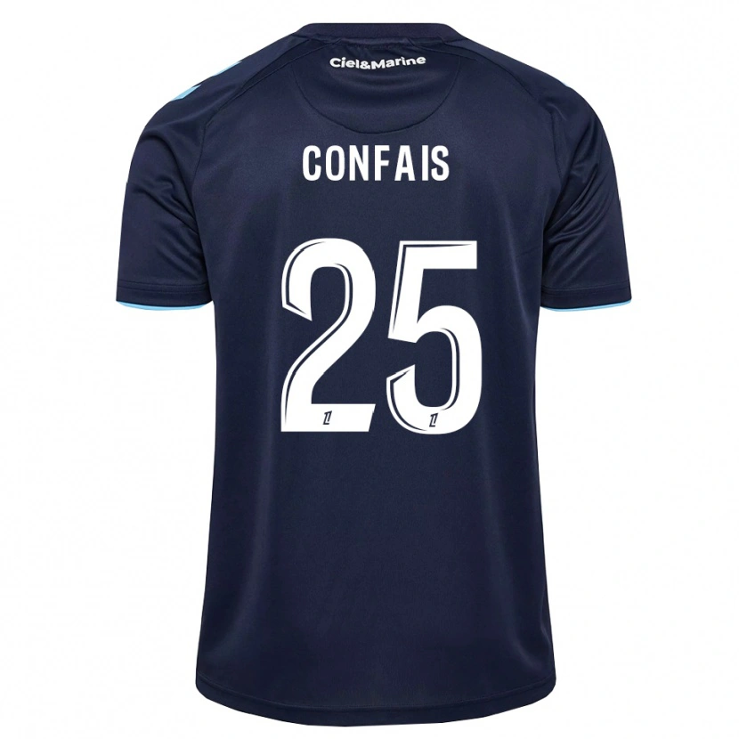 DanxenレディースAloïs Confais#25コーンフラワーブルー ミッドナイトブルーホームシャツ2026/27ジャージーユニフォーム
