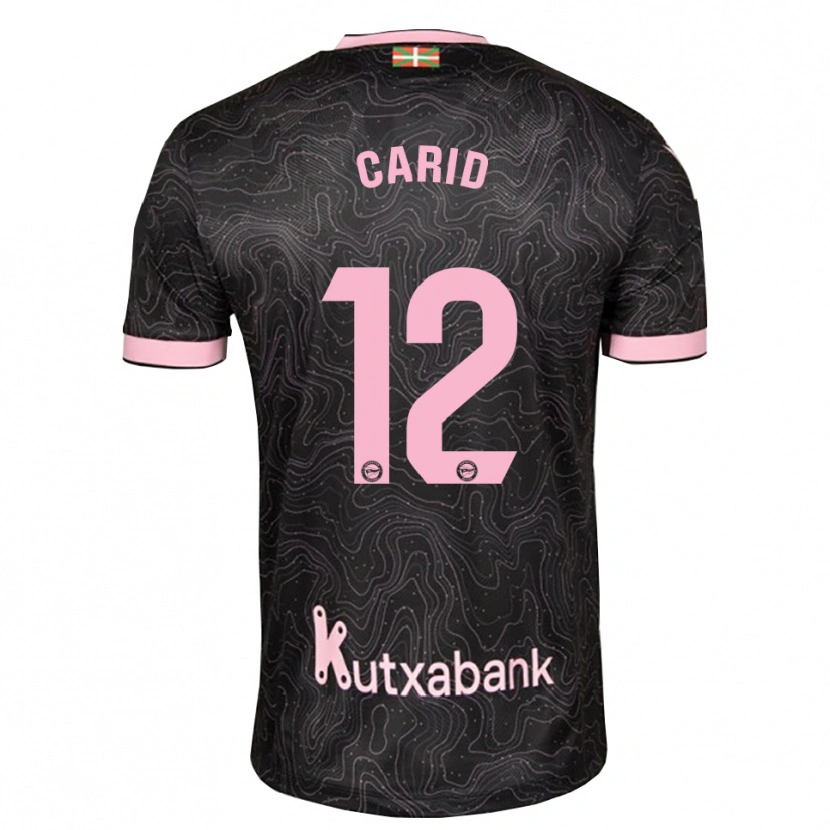 DanxenレディースAndrea Carid#12黒 ピンクアウェイシャツ2026/27ジャージーユニフォーム