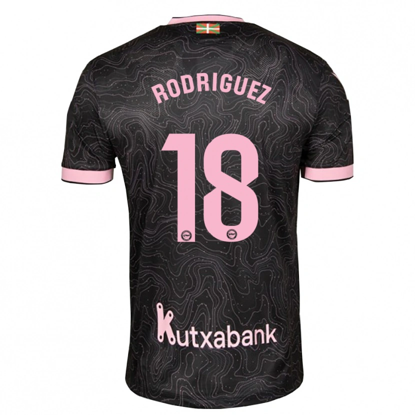 DanxenレディースMikel Rodriguez#18黒 ピンクアウェイシャツ2026/27ジャージーユニフォーム