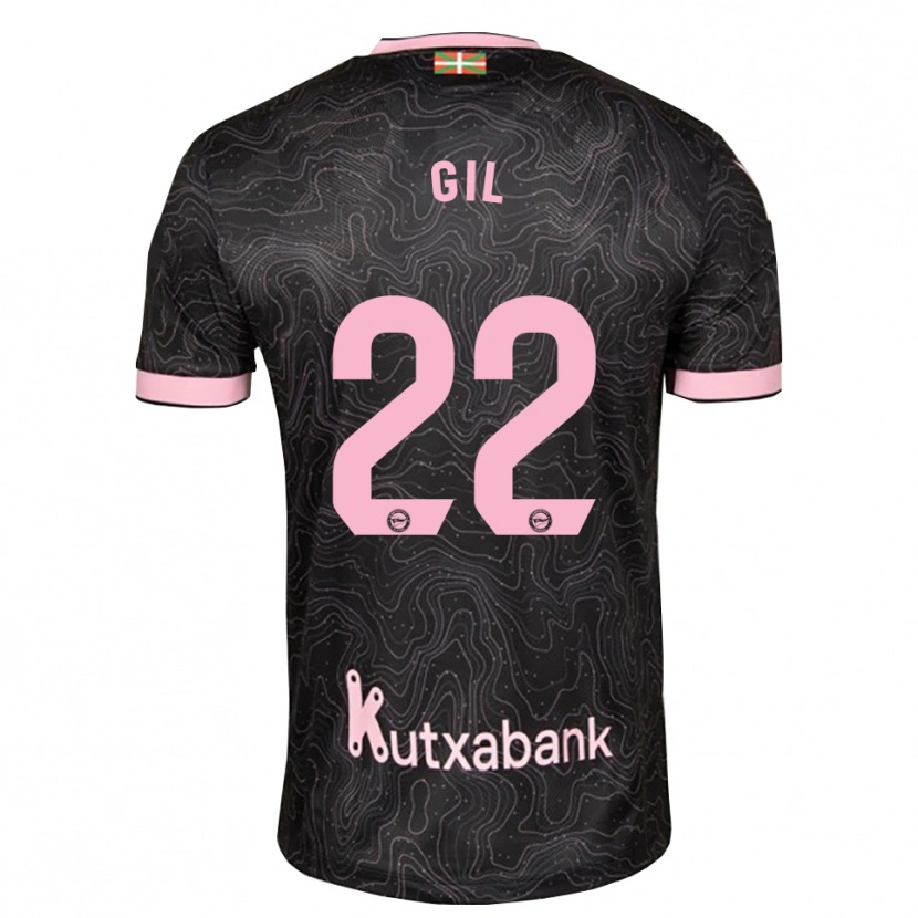 DanxenレディースRaquel Gil#22黒 ピンクアウェイシャツ2026/27ジャージーユニフォーム