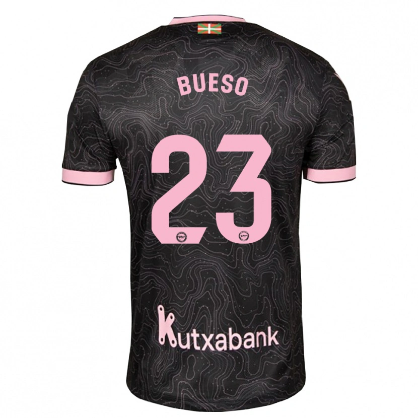 DanxenレディースAlejandro Bueso#23黒 ピンクアウェイシャツ2026/27ジャージーユニフォーム