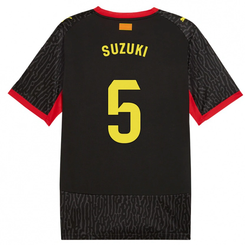 Danxenレディース鈴木輪太朗イブラヒーム#5黒黄赤アウェイシャツ2026/27ジャージーユニフォーム