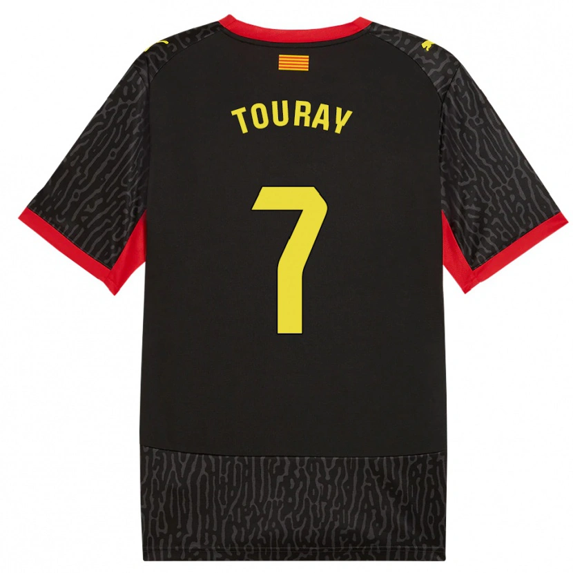 DanxenレディースMuhammed Touray#7黒黄赤アウェイシャツ2026/27ジャージーユニフォーム