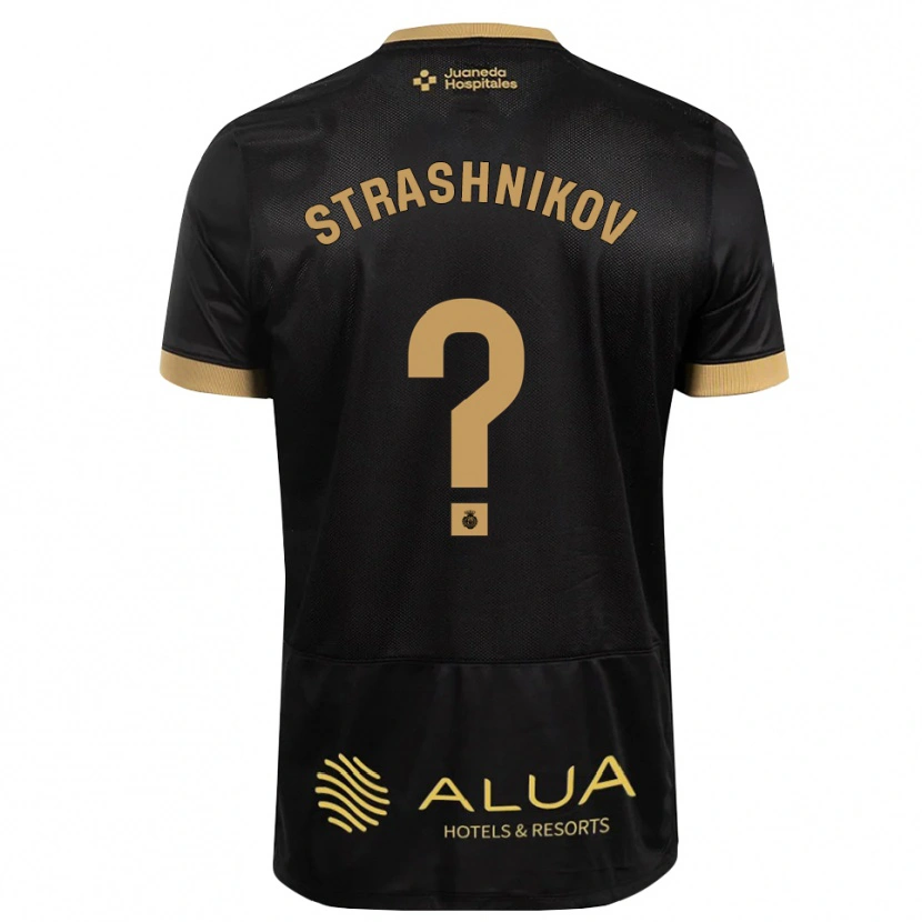 DanxenレディースNikolay Strashnikov#0黒 サンディブラウン バーリーウッドアウェイシャツ2026/27ジャージーユニフォーム