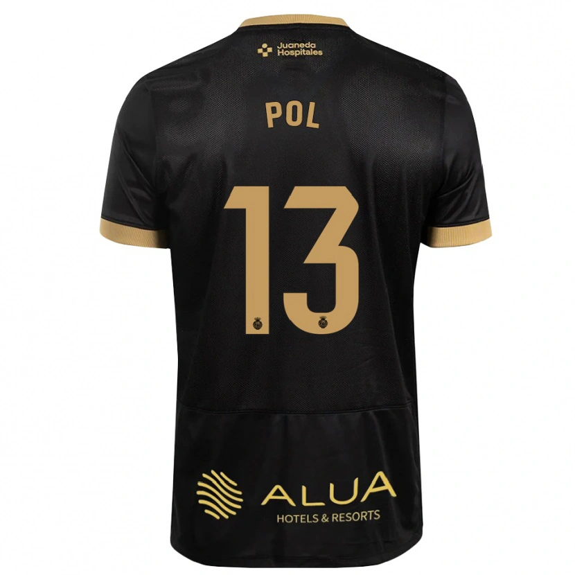 DanxenレディースJoan Pol#13黒 サンディブラウン バーリーウッドアウェイシャツ2026/27ジャージーユニフォーム