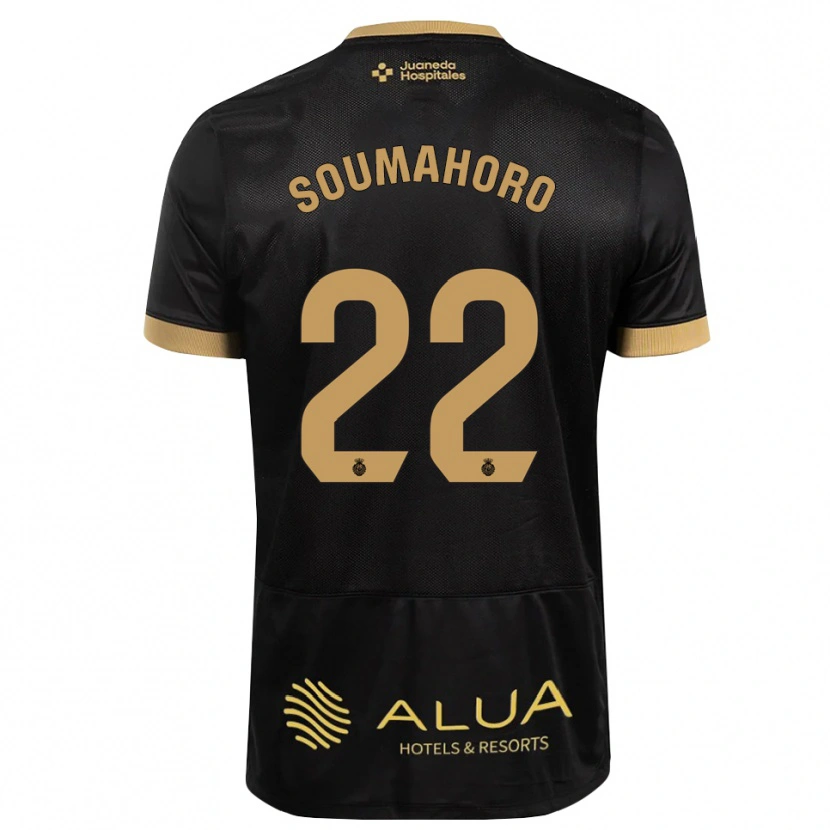 DanxenレディースAboubaka Soumahoro#22黒 サンディブラウン バーリーウッドアウェイシャツ2026/27ジャージーユニフォーム