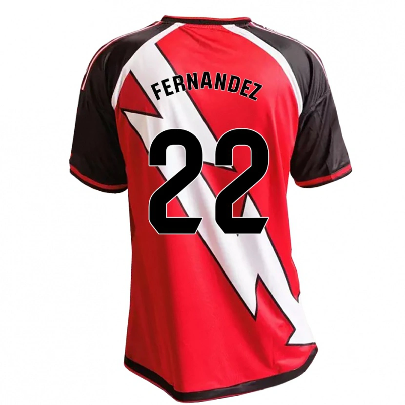 Danxenレディースペラーヨフェルナンデス#22赤黒白アウェイシャツ2026/27ジャージーユニフォーム