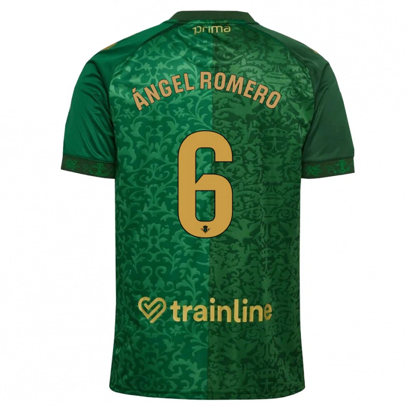 DanxenレディースMiguel Romero#6フォレストグリーン ダークゴールデンロッドアウェイシャツ2026/27ジャージーユニフォーム