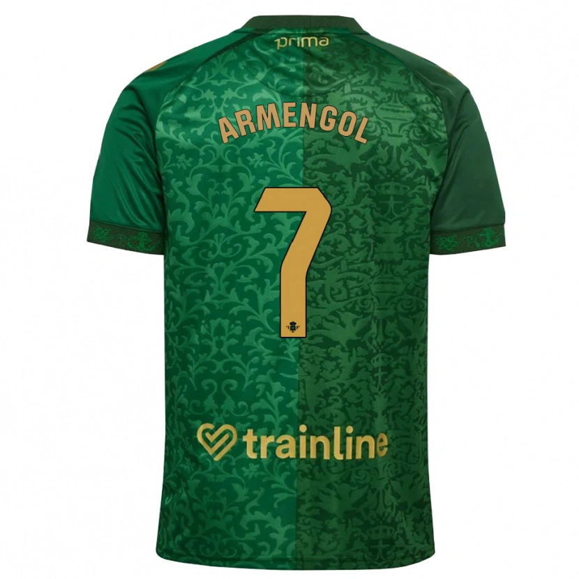 Danxenレディースカルラ・アルメンゴル・ジョアニケット#7フォレストグリーン ダークゴールデンロッドアウェイシャツ2026/27ジャージーユニフォーム