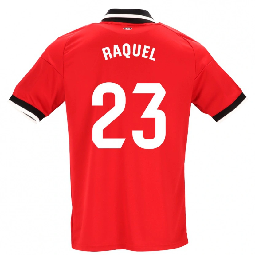 DanxenレディースRaquel Morcillo#23黒白赤アウェイシャツ2026/27ジャージーユニフォーム