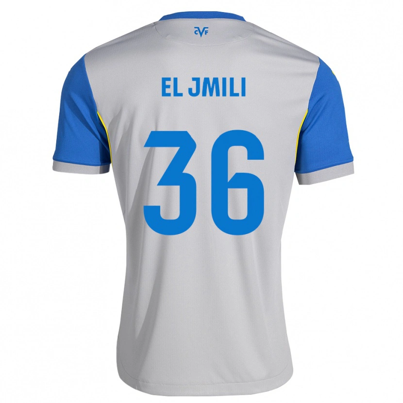 DanxenレディースNizar El Jmili#36ドジャーブルー グレーアウェイシャツ2026/27ジャージーユニフォーム