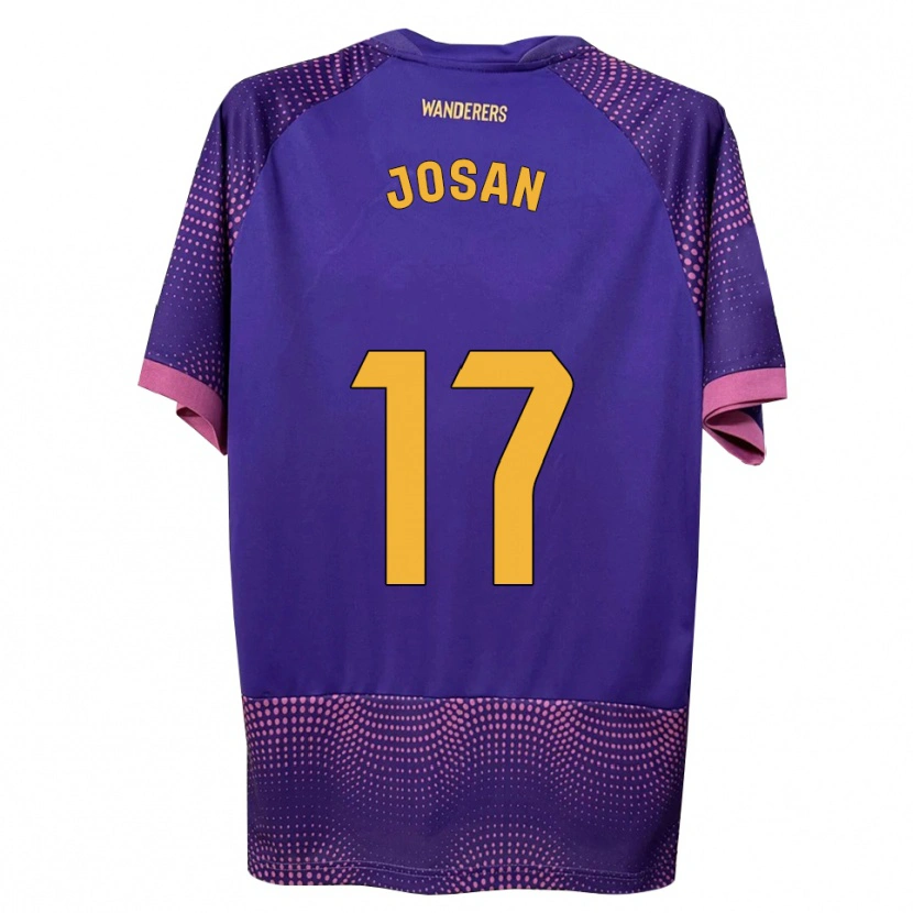 DanxenレディースJosan#17紫 白 ピンクアウェイシャツ2026/27ジャージーユニフォーム