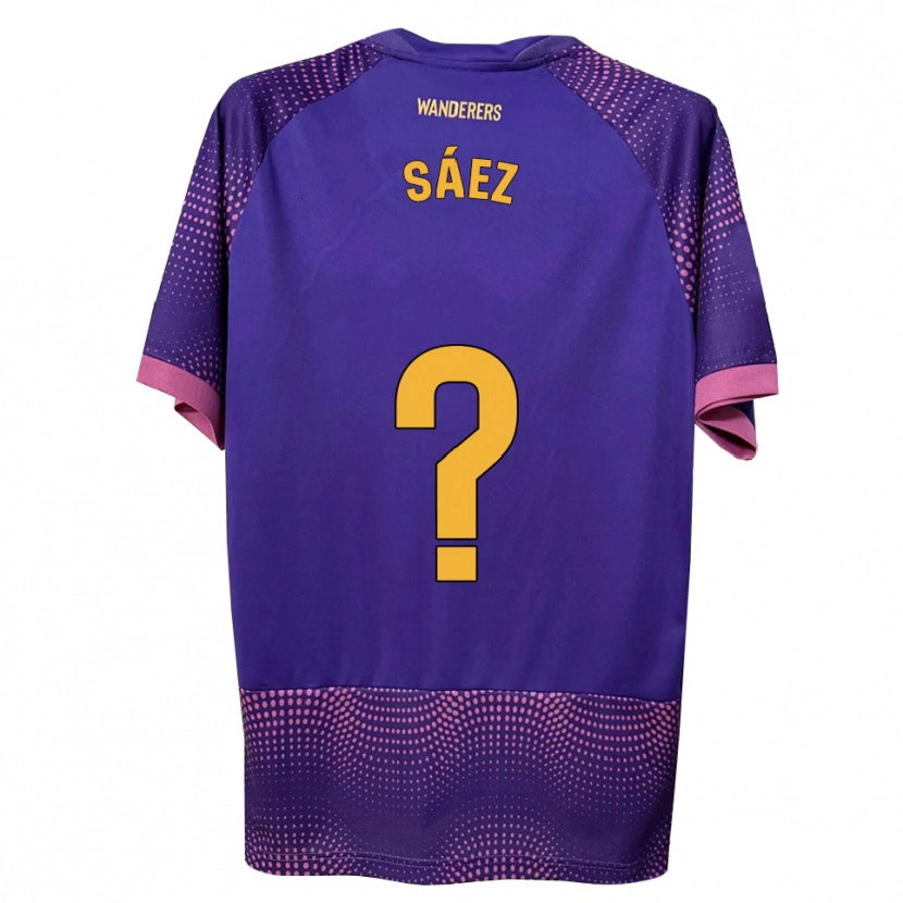DanxenレディースCarlos Asante Christodoulides Sáez#0紫 白 ピンクアウェイシャツ2026/27ジャージーユニフォーム