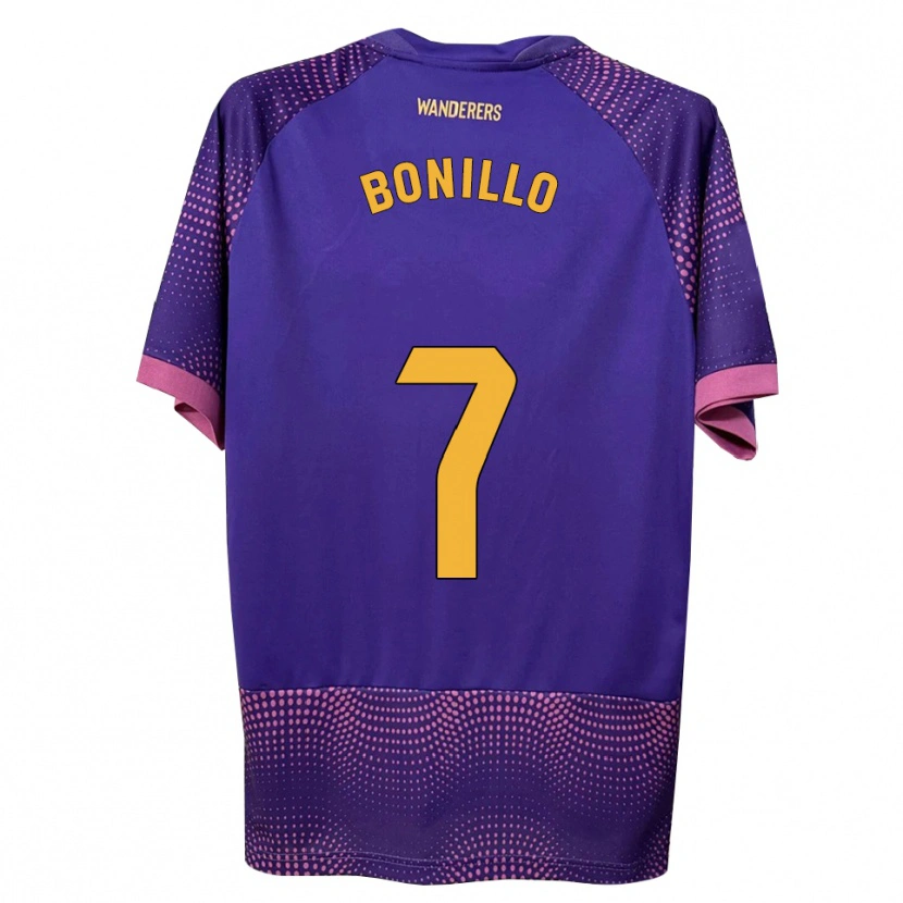 DanxenレディースHaizam Bonillo#7紫 白 ピンクアウェイシャツ2026/27ジャージーユニフォーム