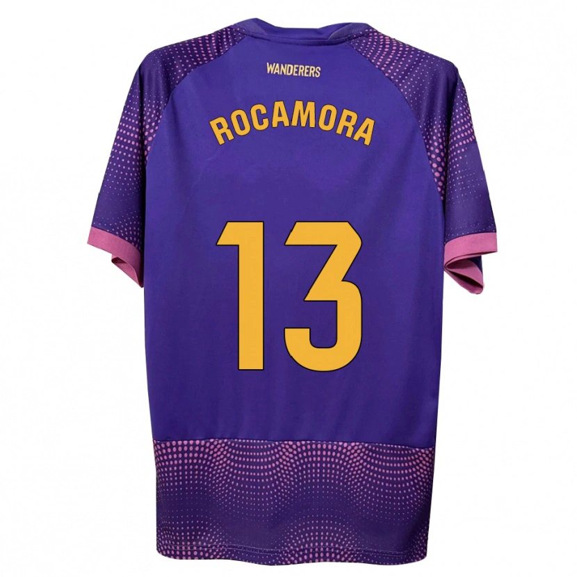 DanxenレディースMaría Rocamora Díaz#13紫 白 ピンクアウェイシャツ2026/27ジャージーユニフォーム