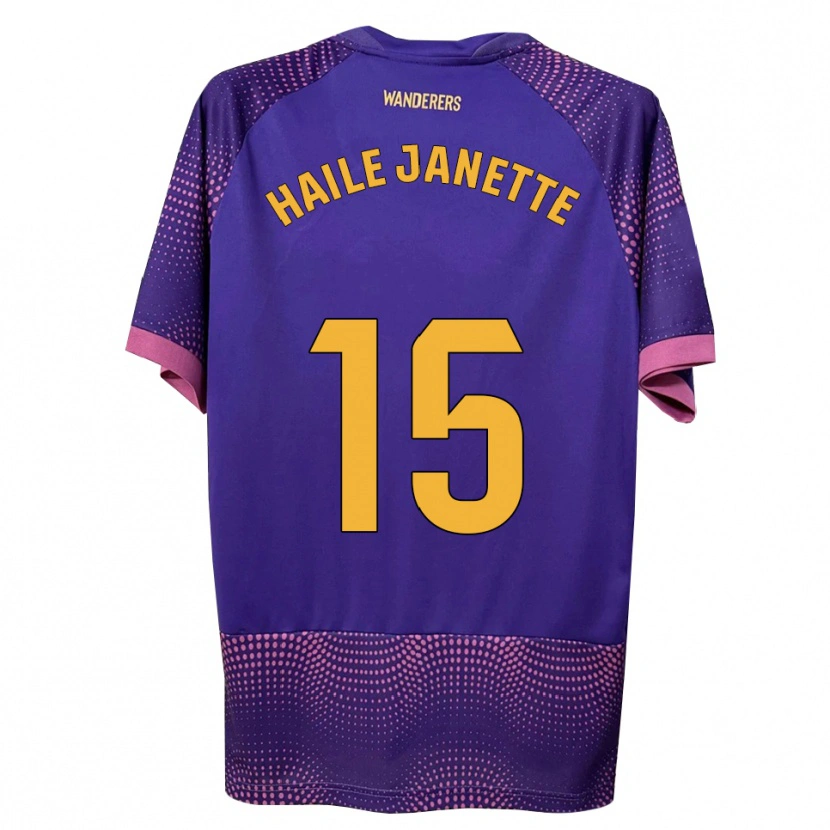 DanxenレディースHaile Janette Pereira Richards#15紫 白 ピンクアウェイシャツ2026/27ジャージーユニフォーム