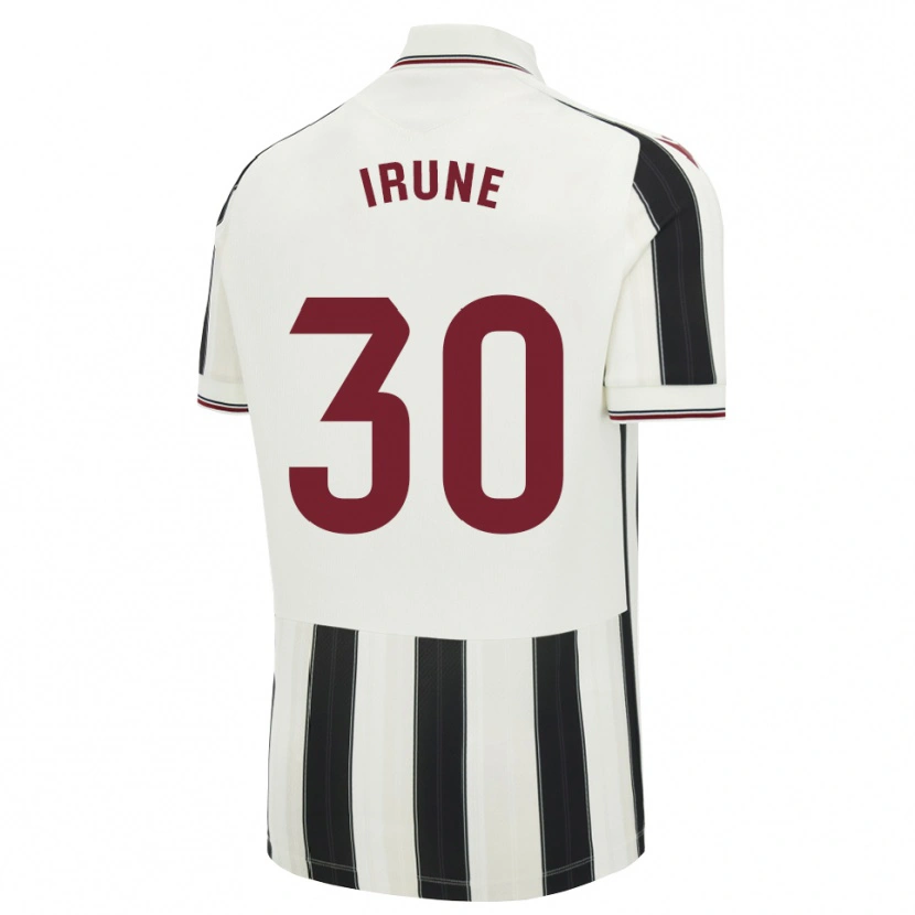 DanxenレディースIrune Cervera#30黒白赤アウェイシャツ2026/27ジャージーユニフォーム