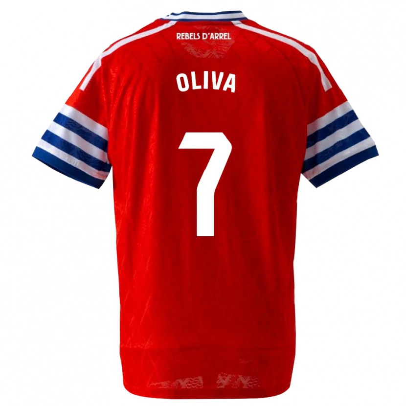 DanxenレディースHugo Oliva#7ロイヤルブルー 赤アウェイシャツ2026/27ジャージーユニフォーム