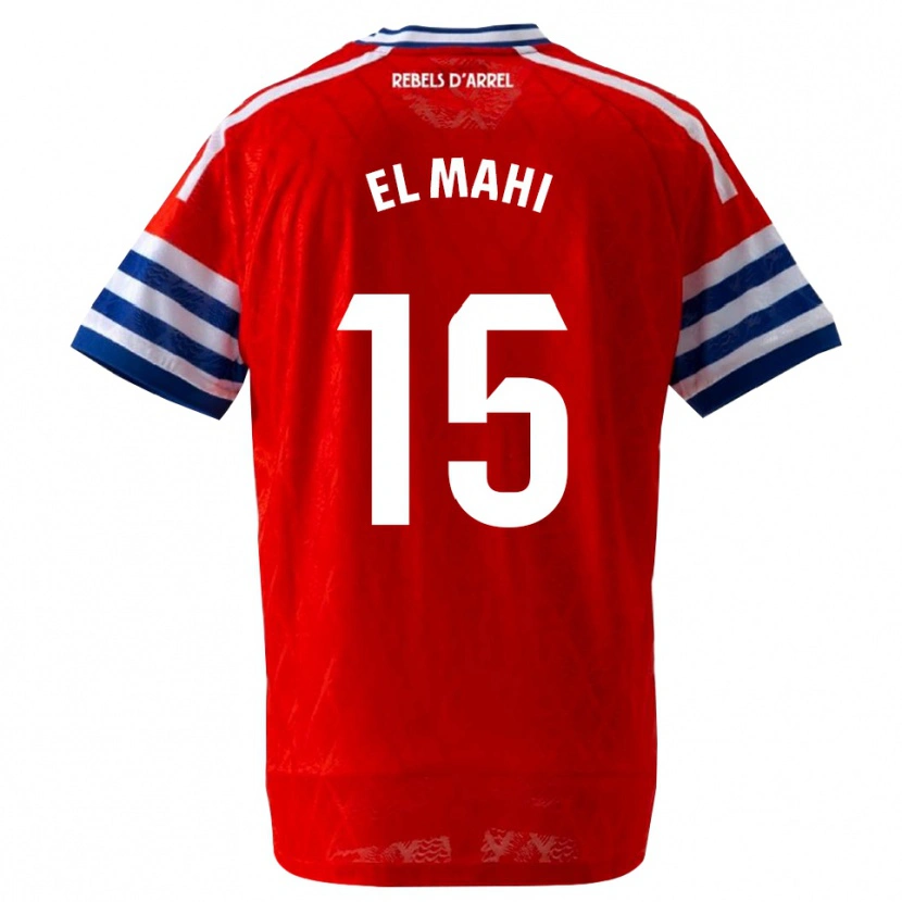 DanxenレディースMoha El Mahi#15ロイヤルブルー 赤アウェイシャツ2026/27ジャージーユニフォーム