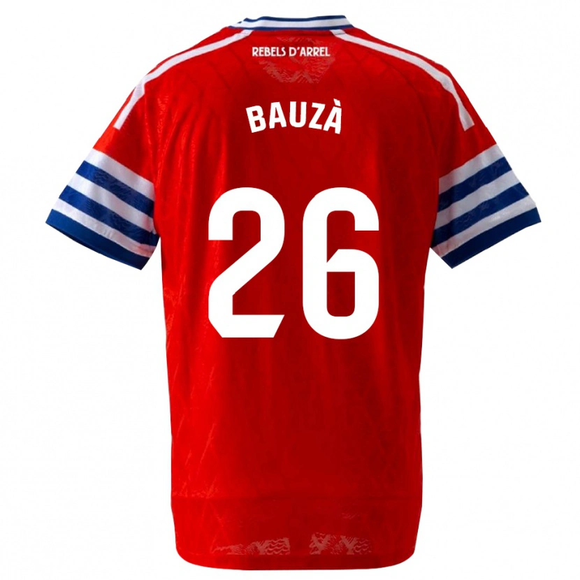 Danxenレディースラファエル・バウザ#26ロイヤルブルー 赤アウェイシャツ2026/27ジャージーユニフォーム