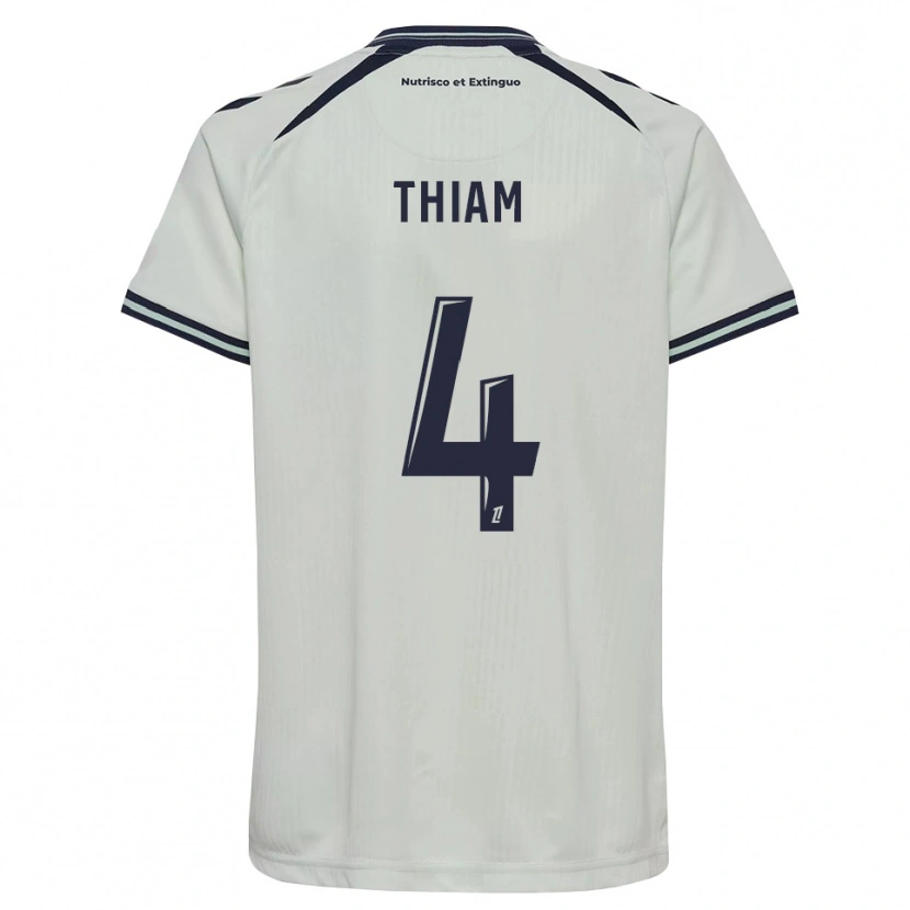 DanxenレディースTidjani Thiam#4ミッドナイトブルー 白アウェイシャツ2026/27ジャージーユニフォーム