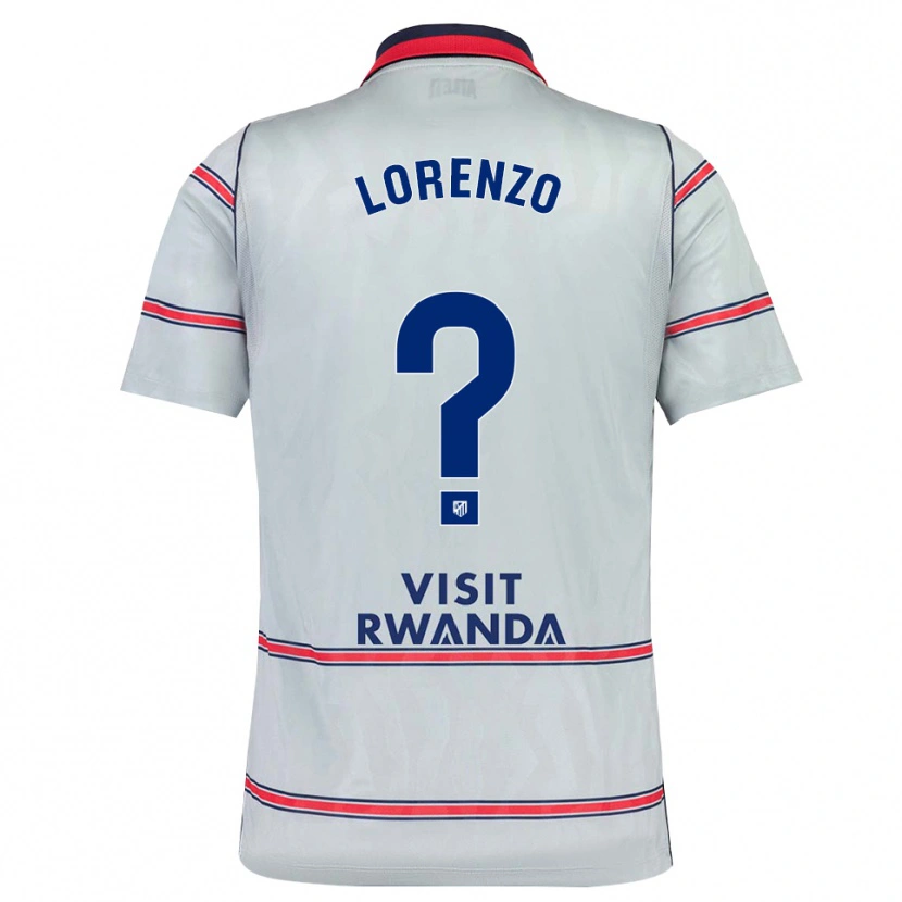 DanxenレディースÓscar Lorenzo#0グレー 赤 ネイビーブルーサードユニフォームシャツ2026/27ジャージーユニフォーム