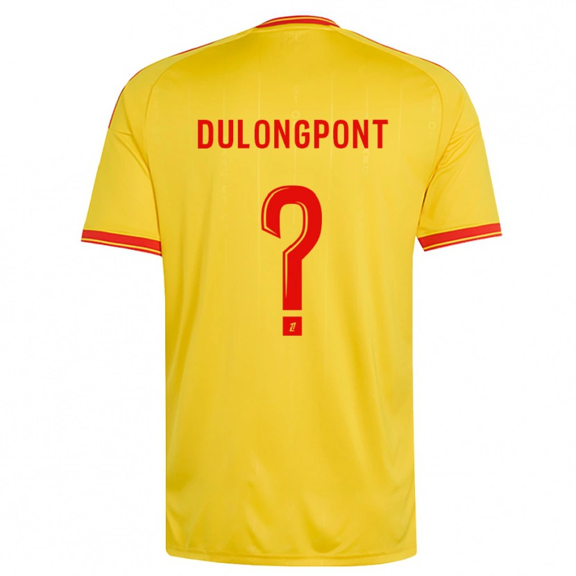 DanxenキッズTom Dulongpont#0金 オレンジ 赤ホームシャツ2026/27ジャージーユニフォーム