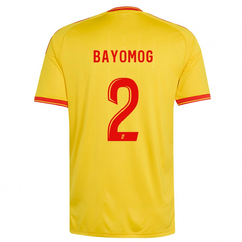 DanxenキッズHugo Bayomog#2金 オレンジ 赤ホームシャツ2026/27ジャージーユニフォーム