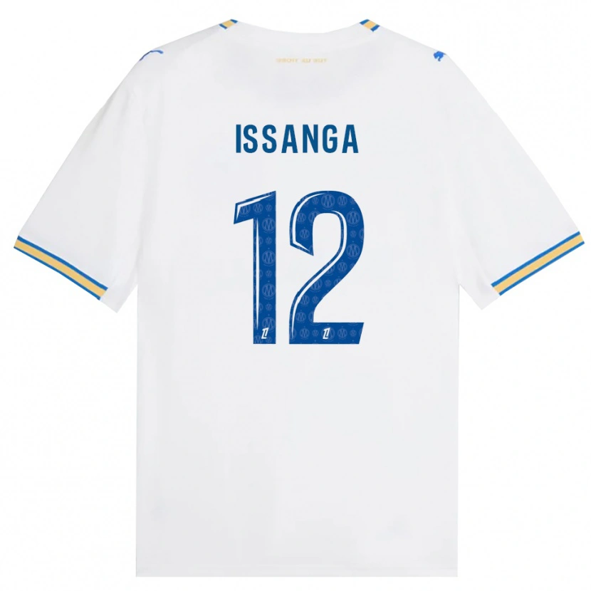 DanxenキッズAlexandre Issanga#12ドジャーブルー 白ホームシャツ2026/27ジャージーユニフォーム