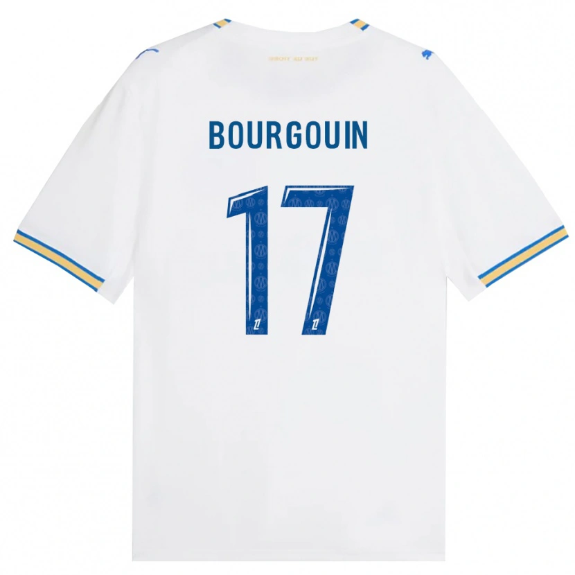 DanxenキッズLaura Bourgouin#17ドジャーブルー 白ホームシャツ2026/27ジャージーユニフォーム