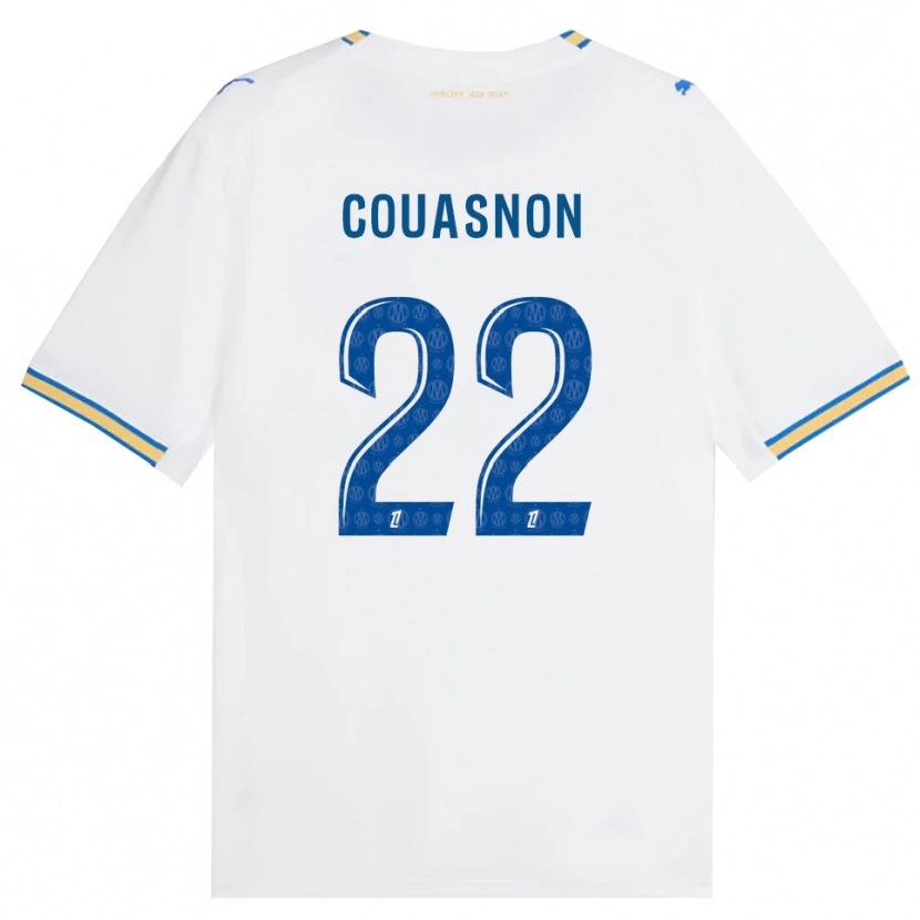 DanxenキッズRoxane Couasnon#22ドジャーブルー 白ホームシャツ2026/27ジャージーユニフォーム